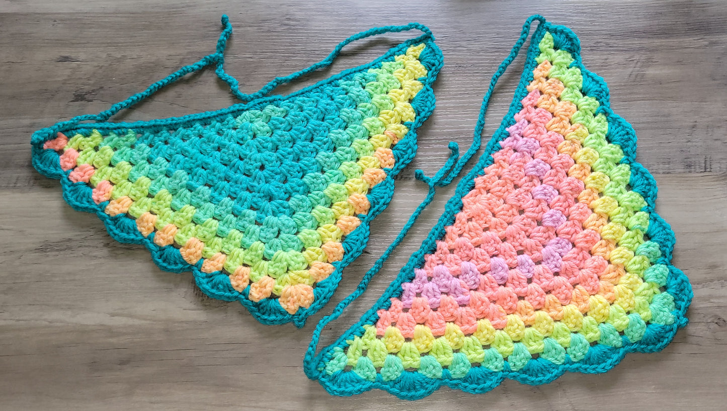 Rainbow Hair Bandana (One per order!)