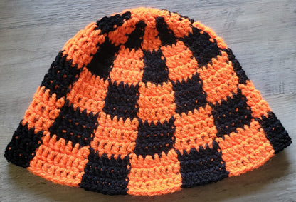 Checkered Halloween Bucket Hat