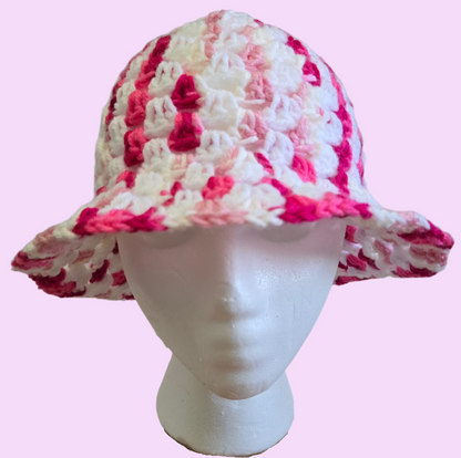 Strawberries and Cream Bucket Hat