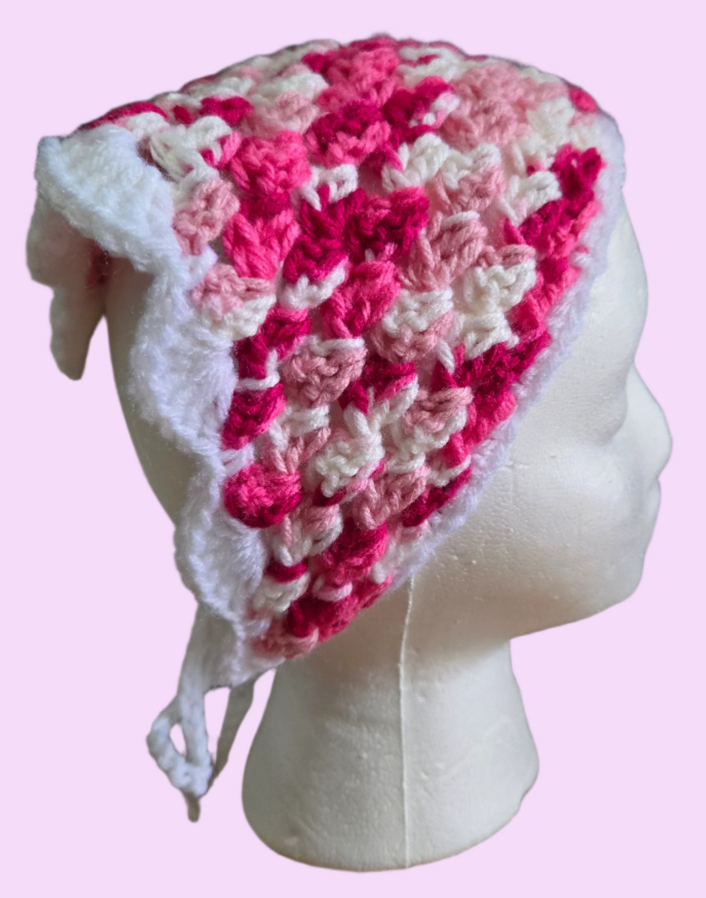 Strawberries and Cream Hair Bandana