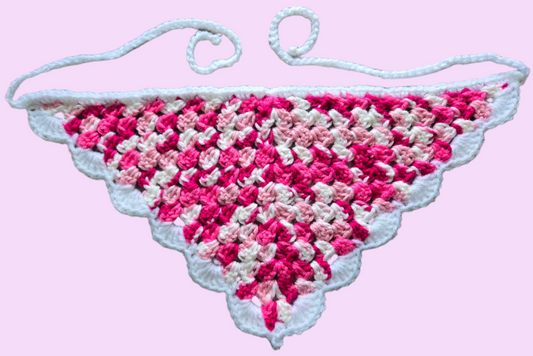 Strawberries and Cream Hair Bandana