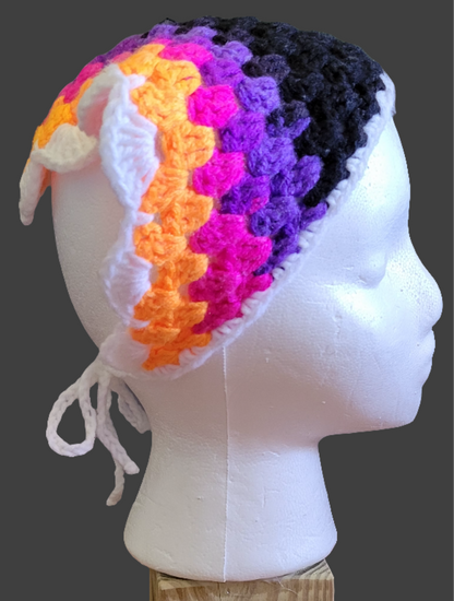 Neon Stripes Hair Bandana