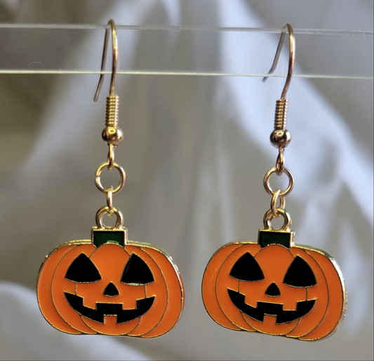 Pumpkin Earrings