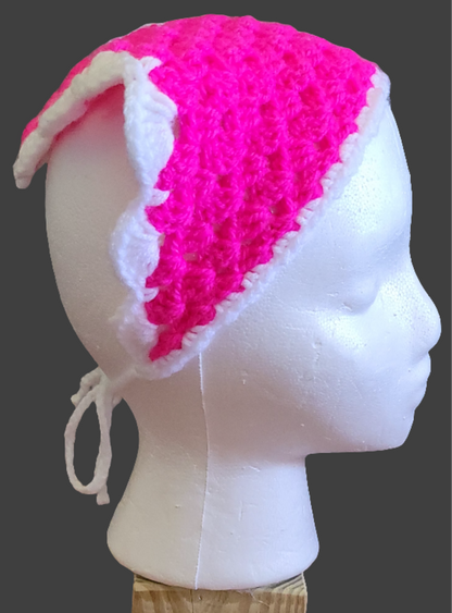 Neon Pink Hair Bandana