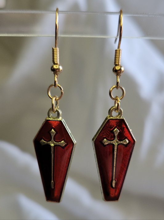 Coffin Earrings